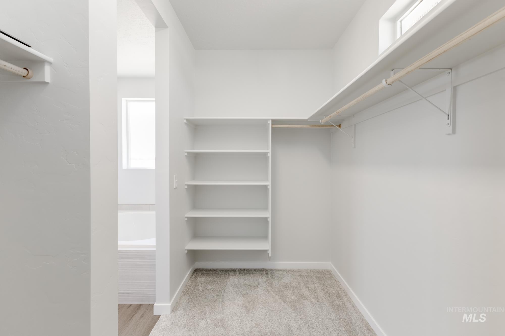 View of spacious closet