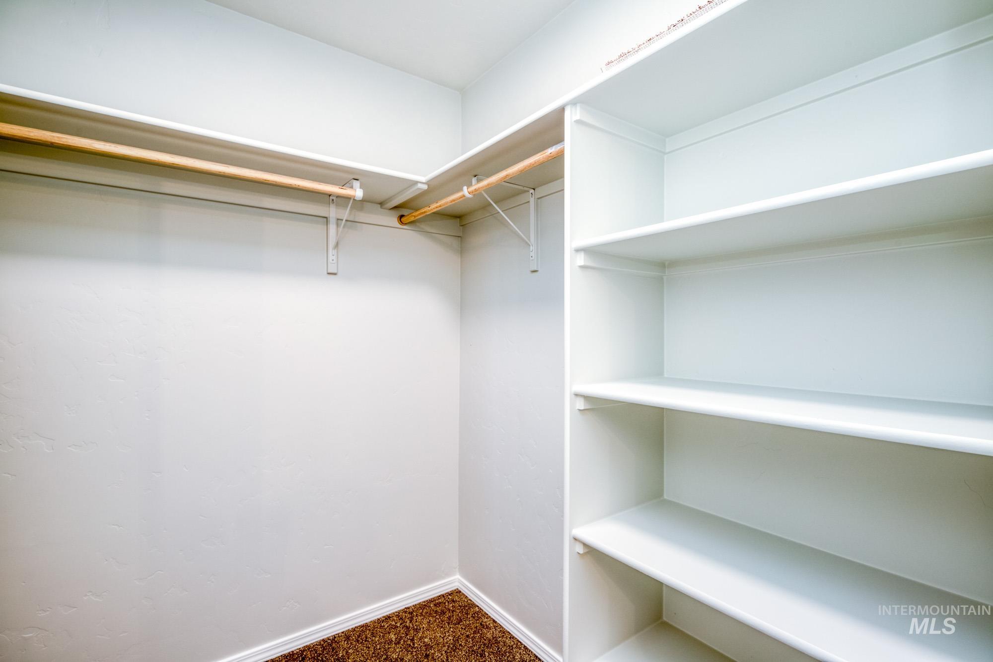 View of spacious closet