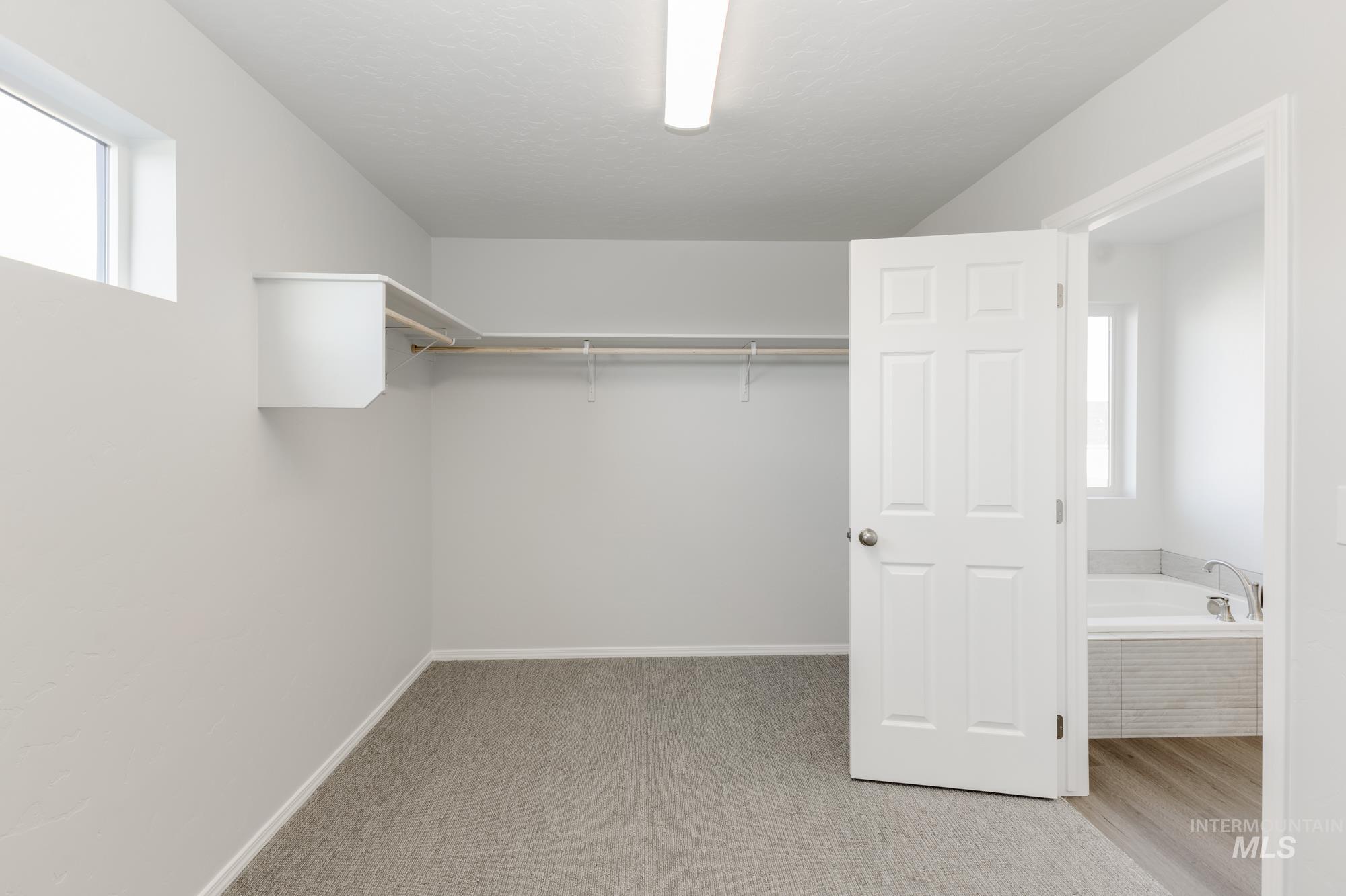 View of spacious closet