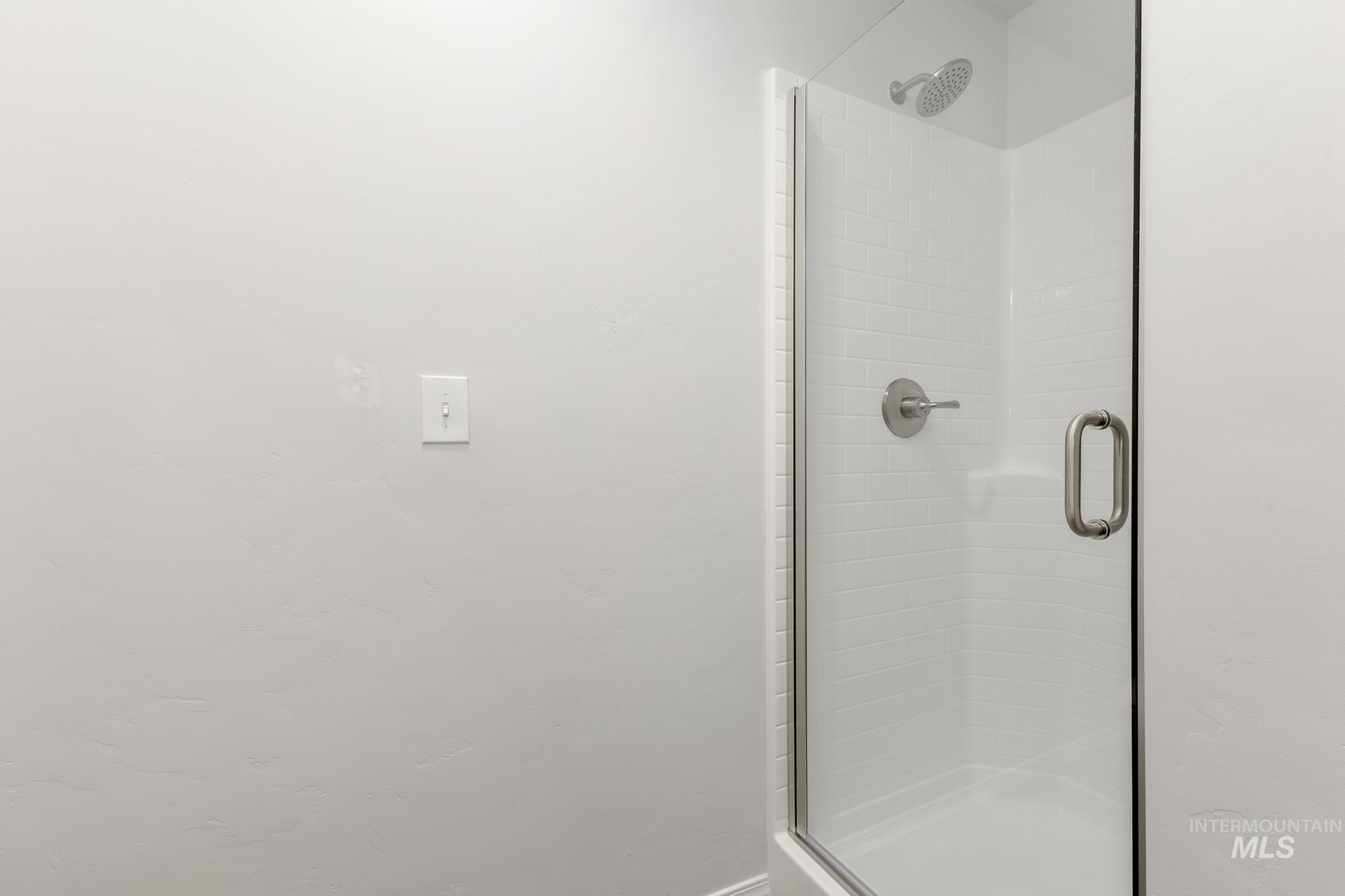 Bathroom with a shower stall