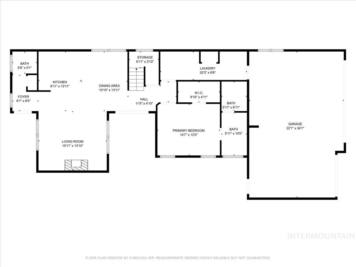 View of floor plan / room layout