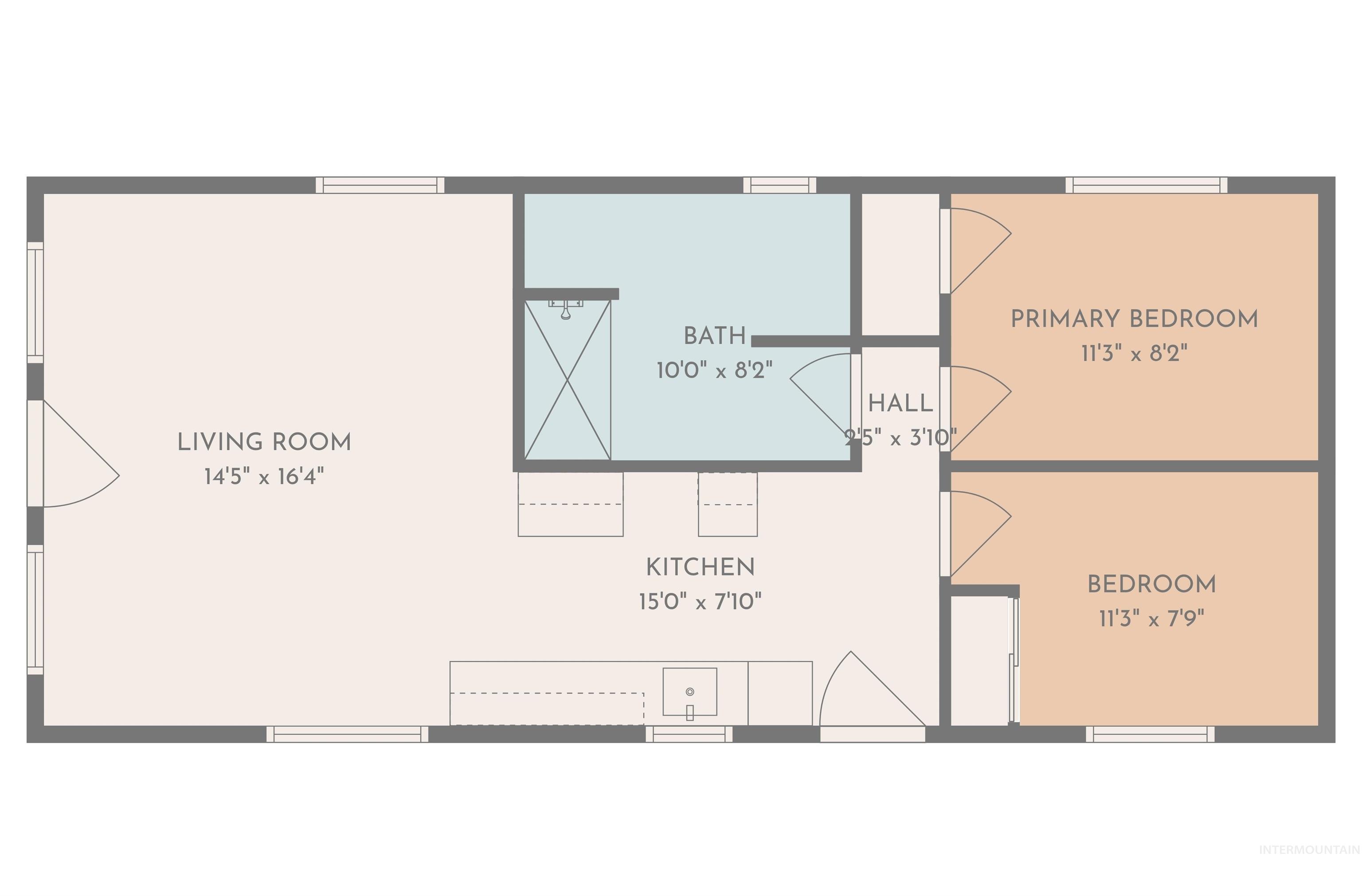 View of floor plan / room layout