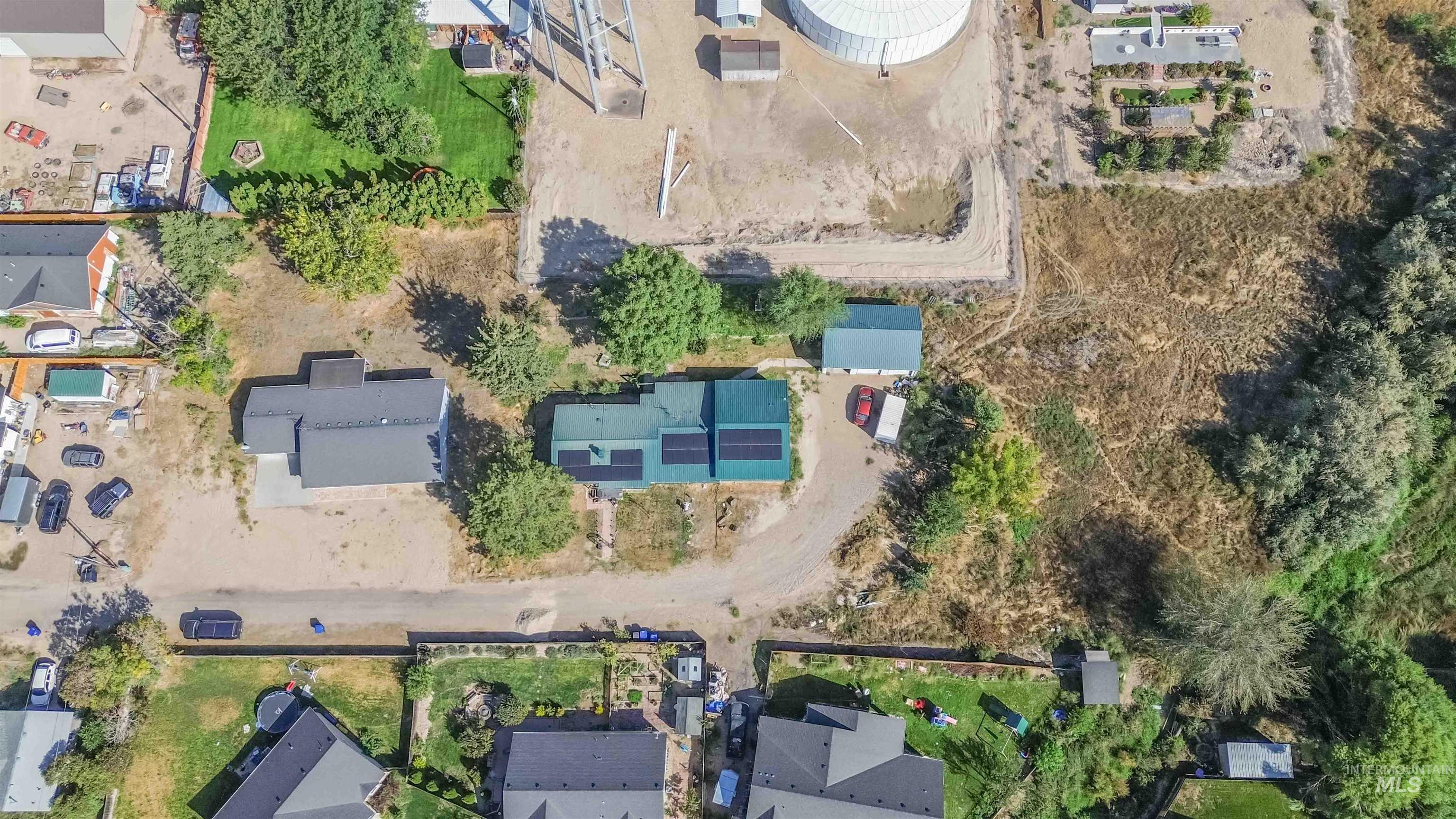 Aerial view of property's location
