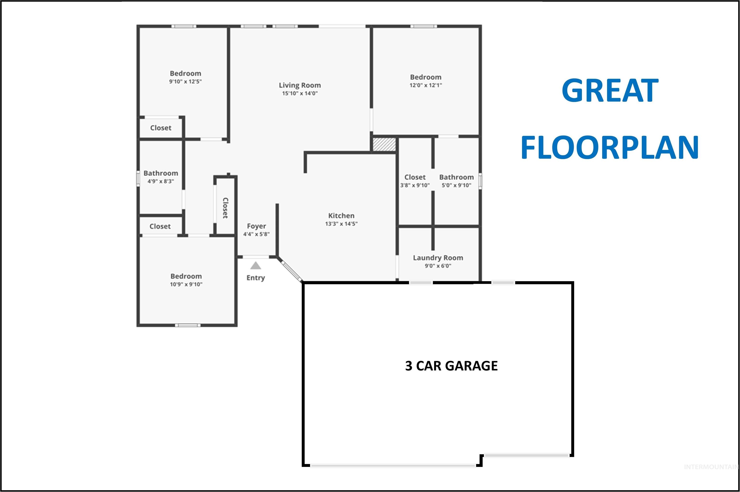 View of floor plan / room layout