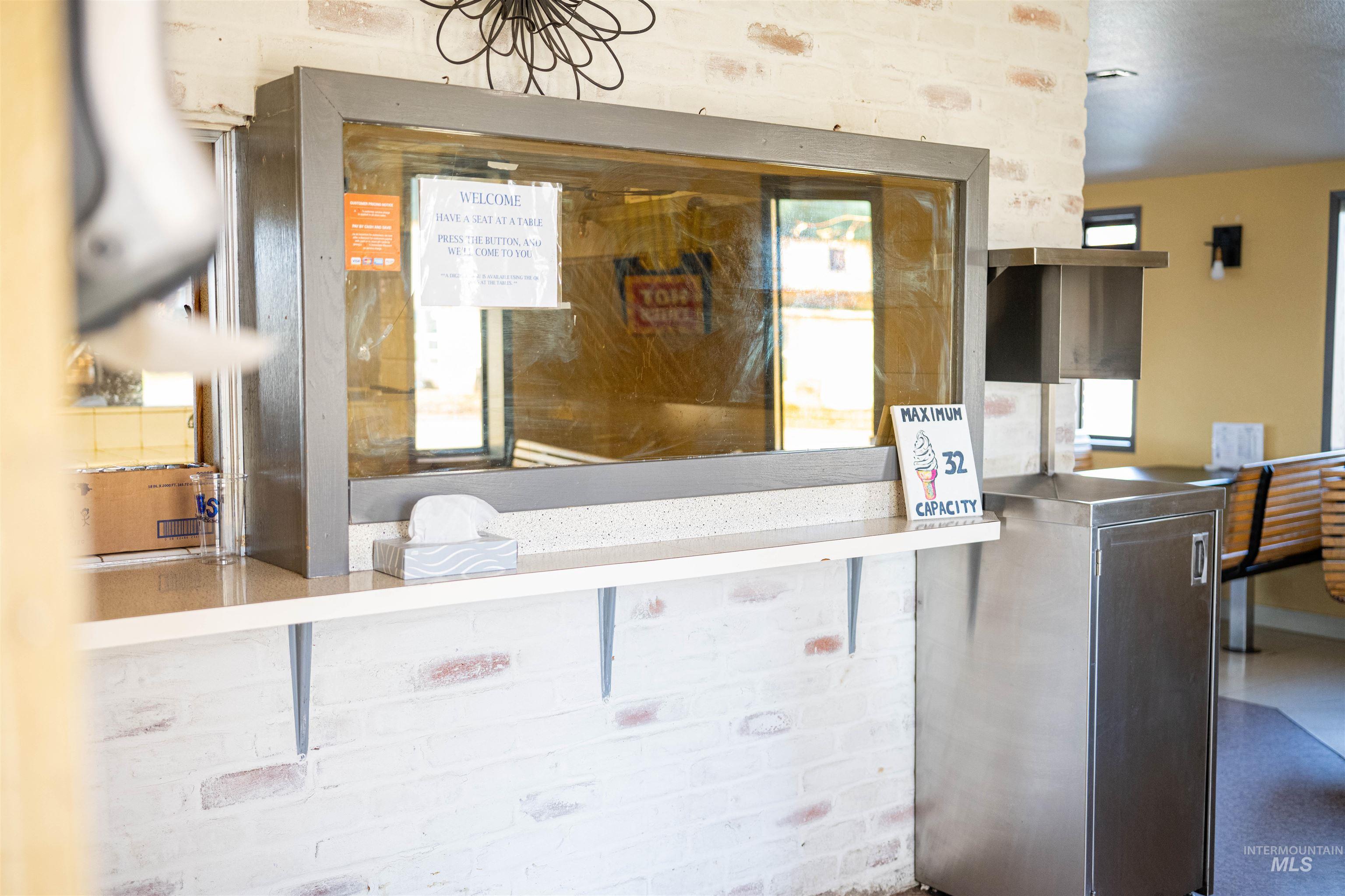 View of reception area