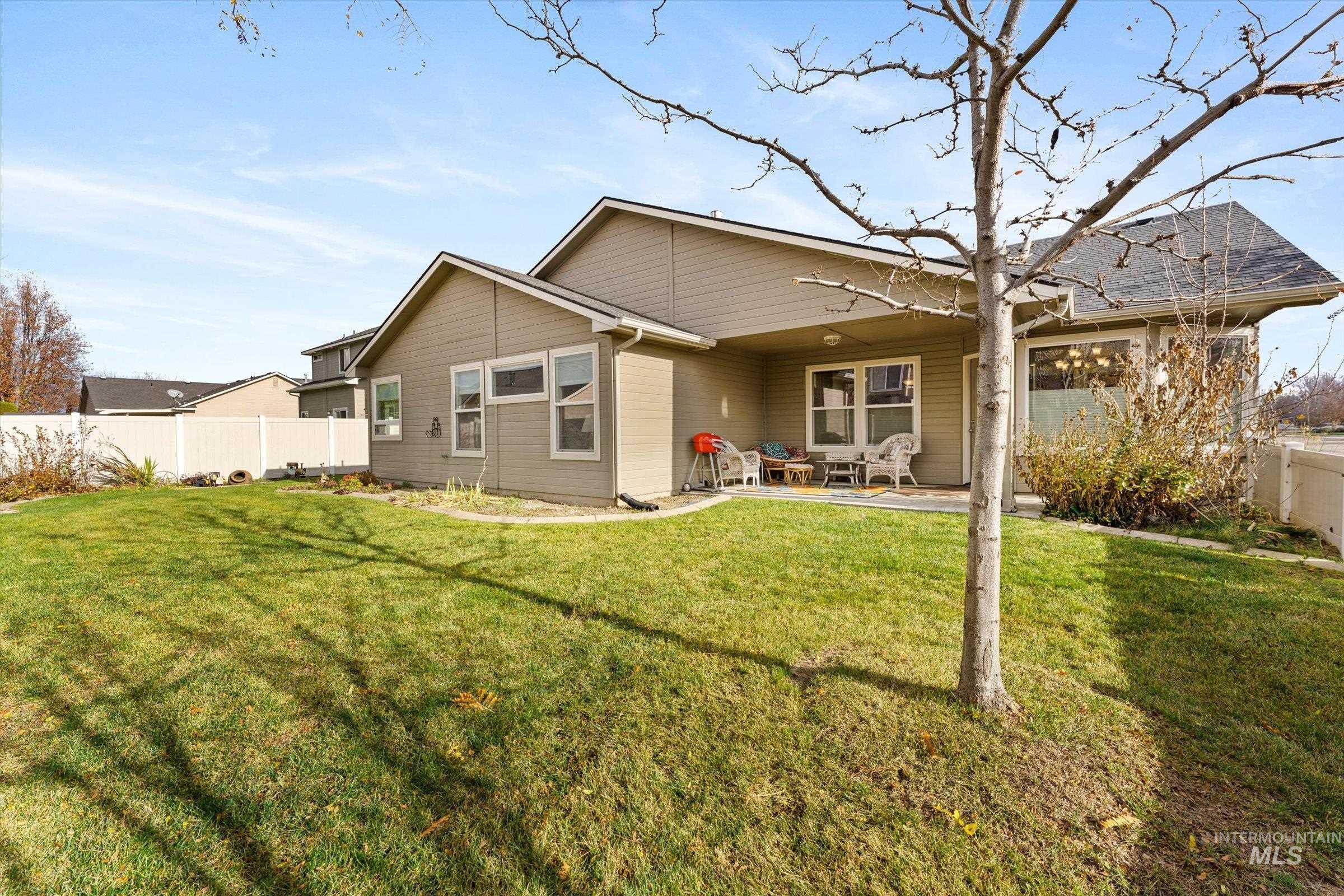 Back of property featuring a patio