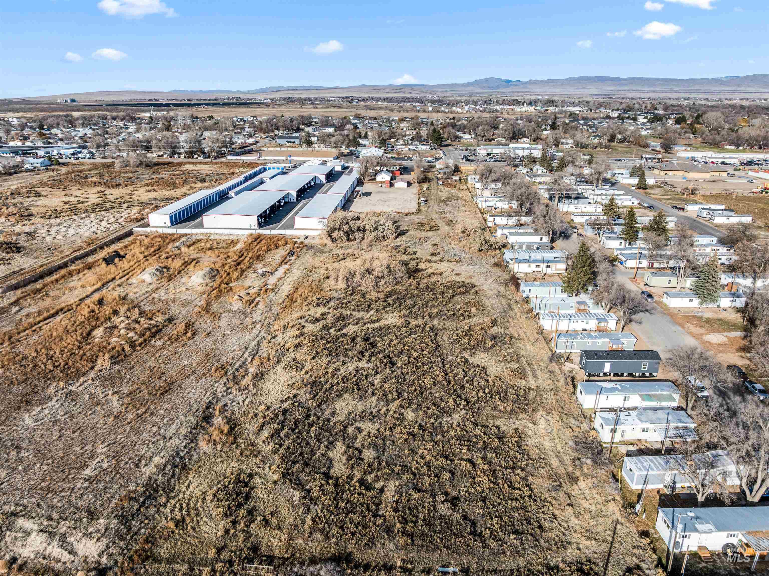 Aerial view of mountains