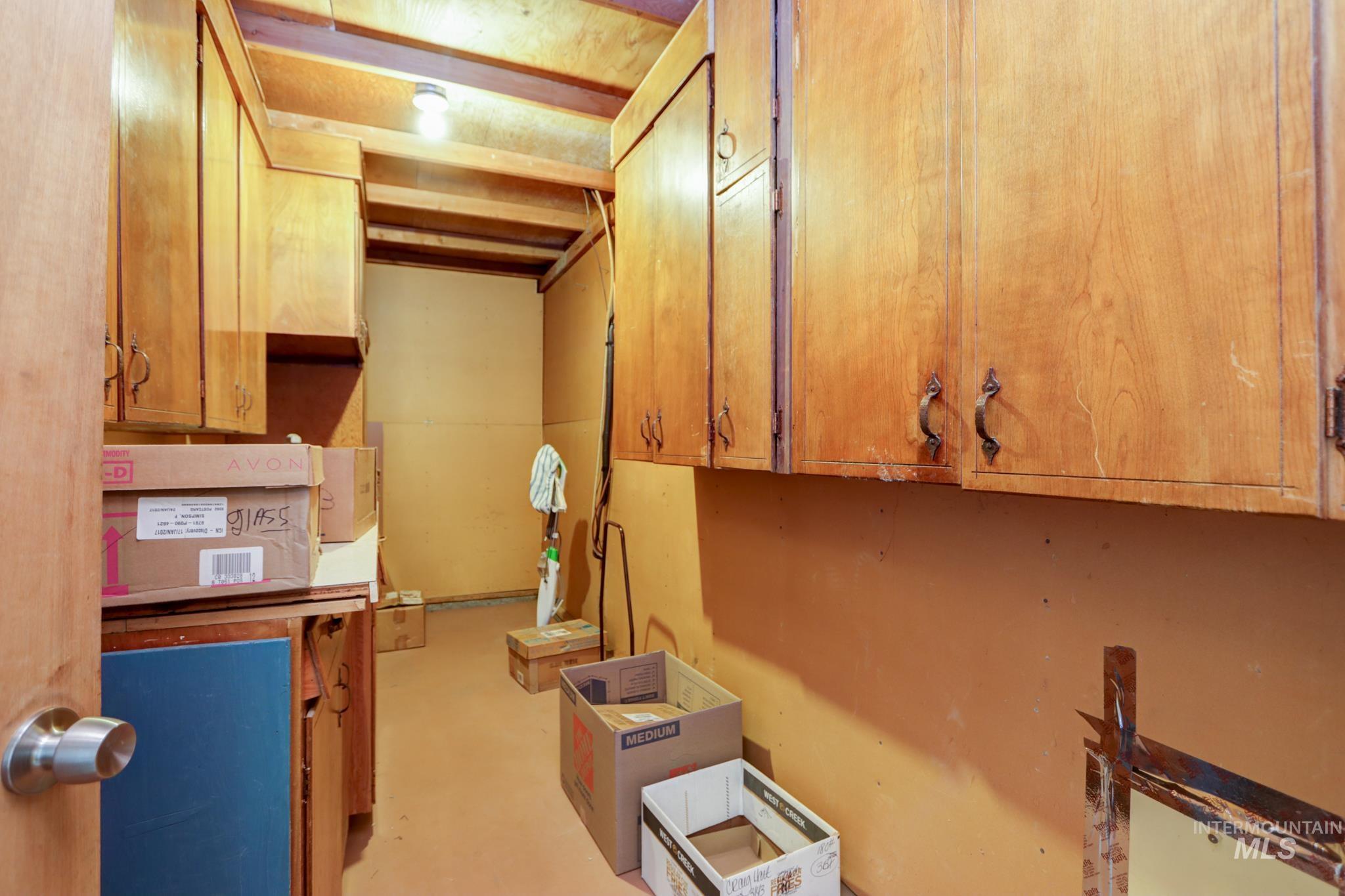 View of below grade area