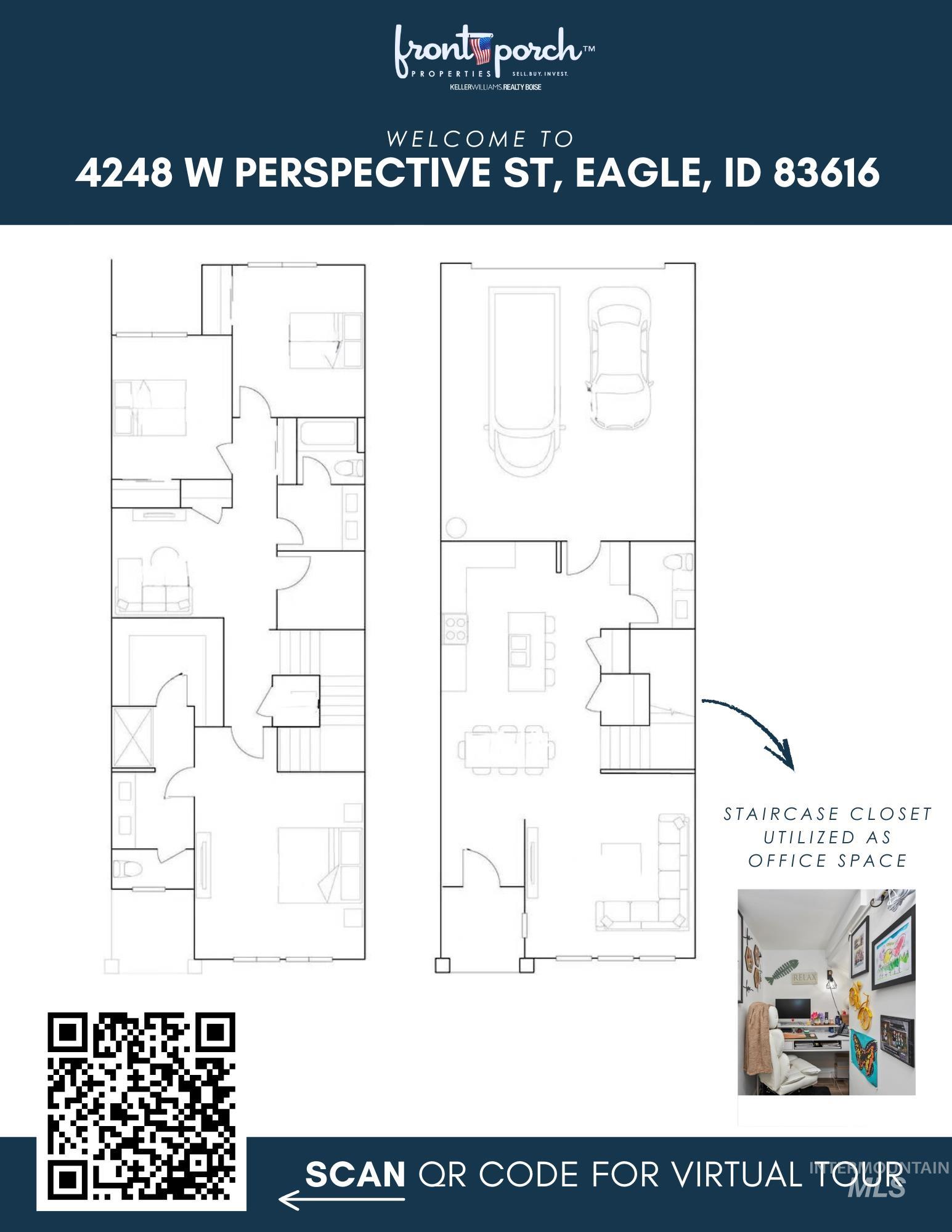 4248 W Perspective St, Eagle, Idaho 83616, 3 Bedrooms, 2.5 Bathrooms, Residential For Sale, Price $370,000, 98968564