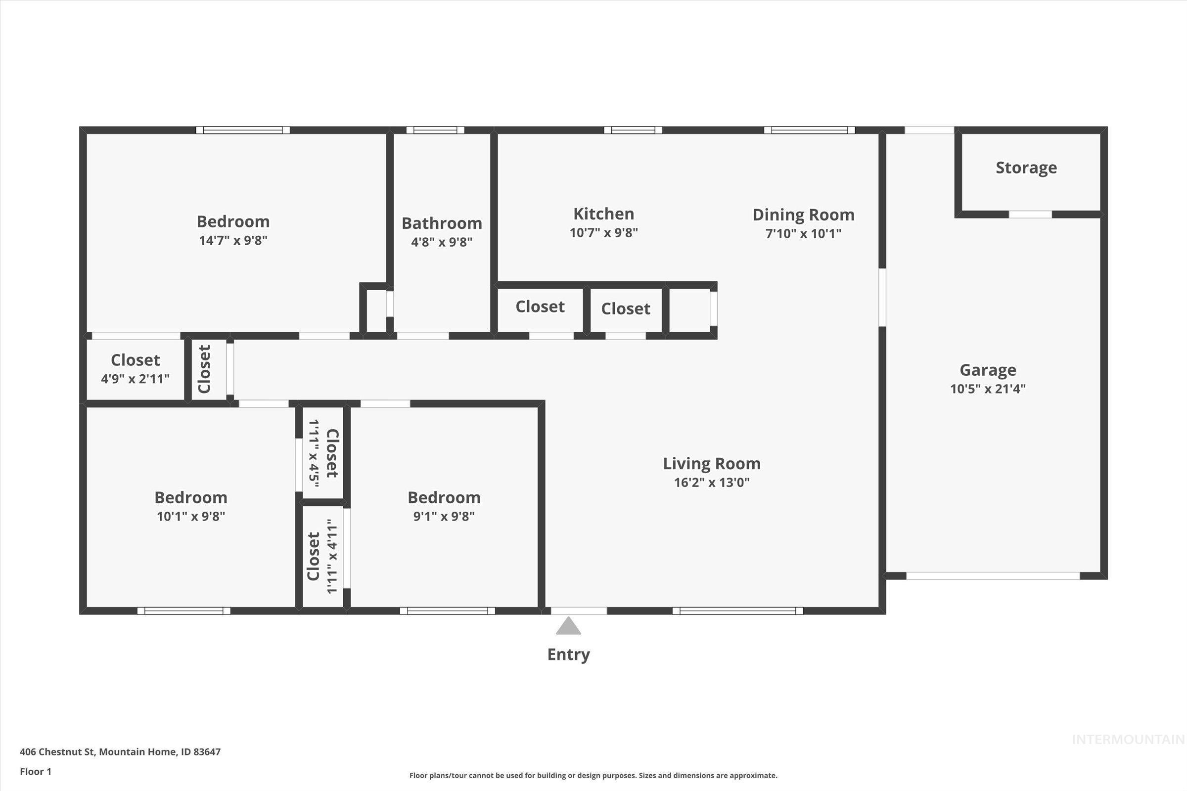 View of floor plan / room layout