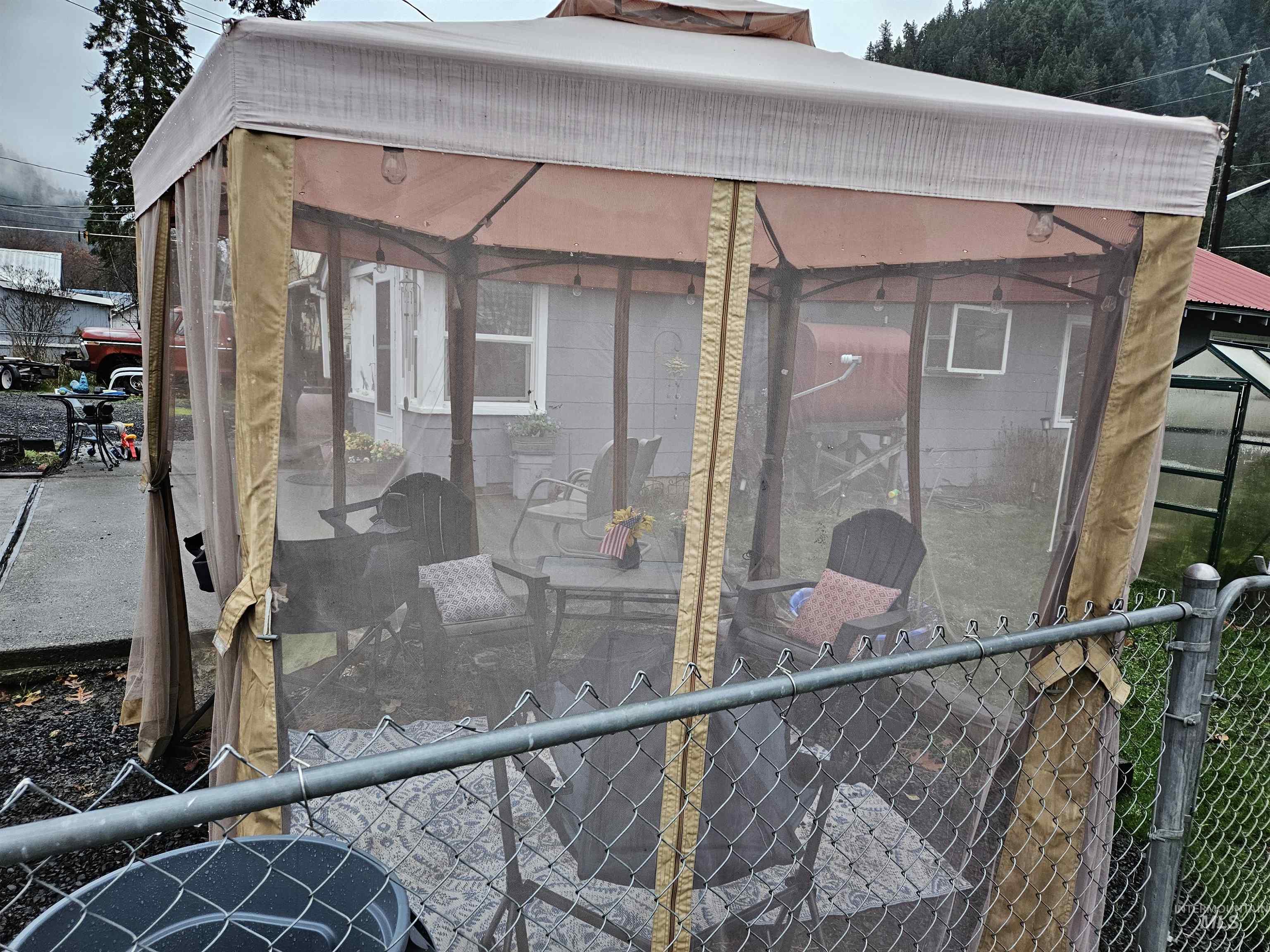 Rear view of property