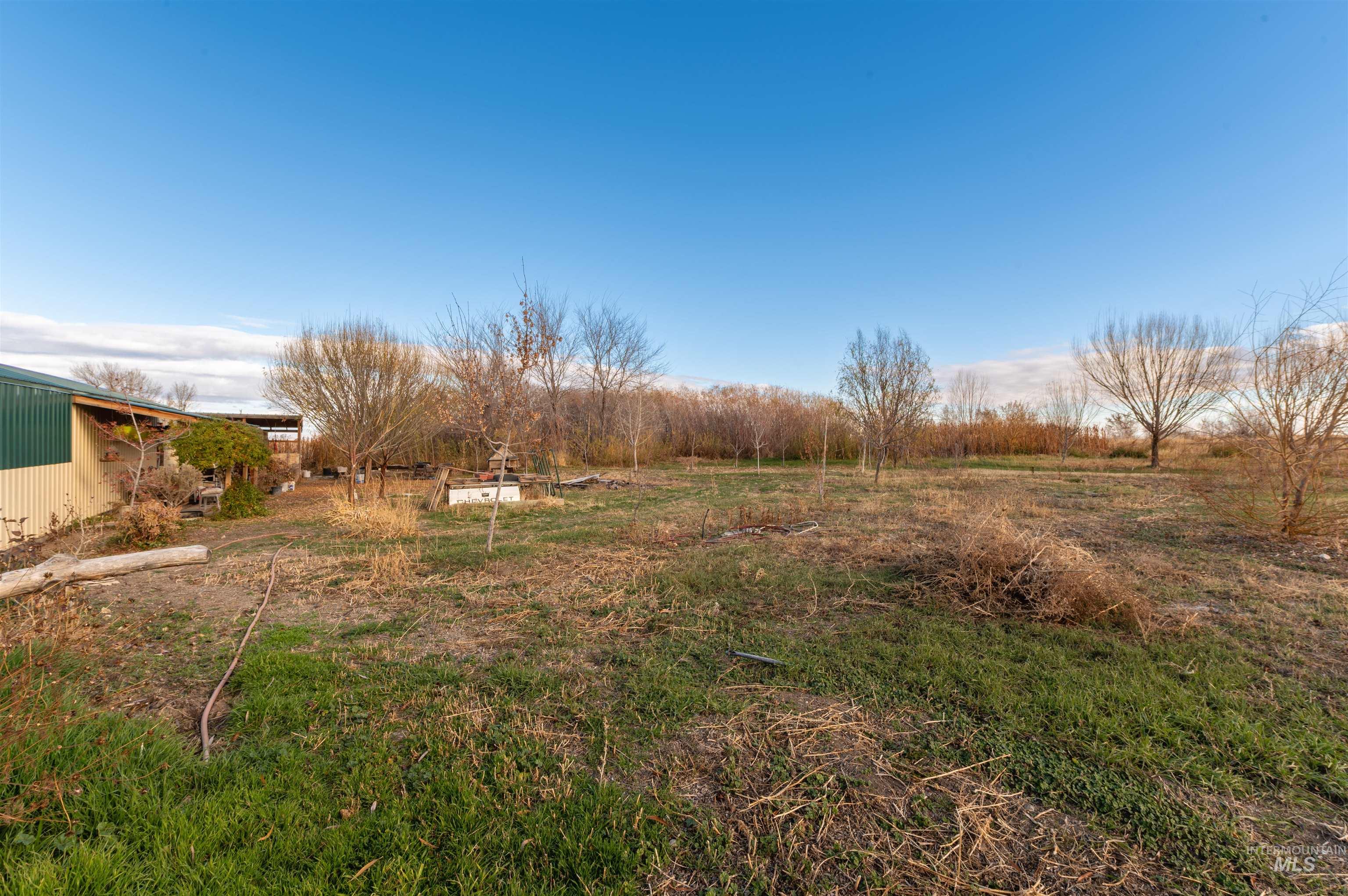 View of yard featuring a view of countryside