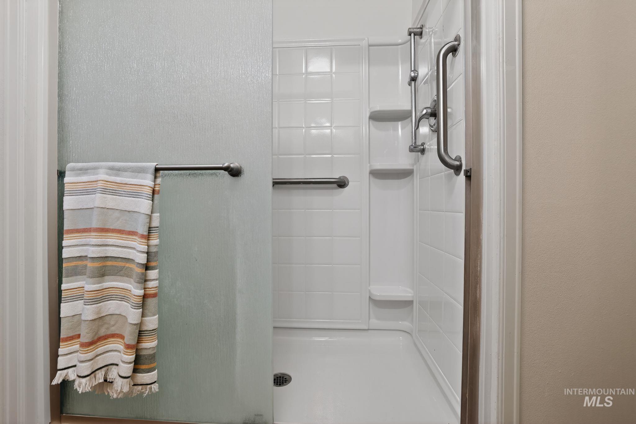 Bathroom featuring a shower