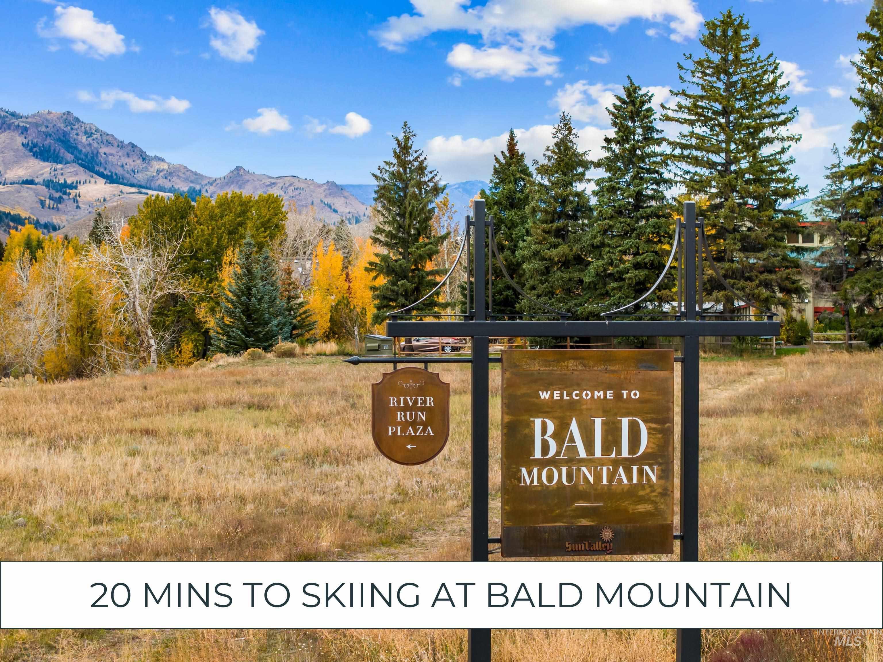 Exterior view of a mountainous background