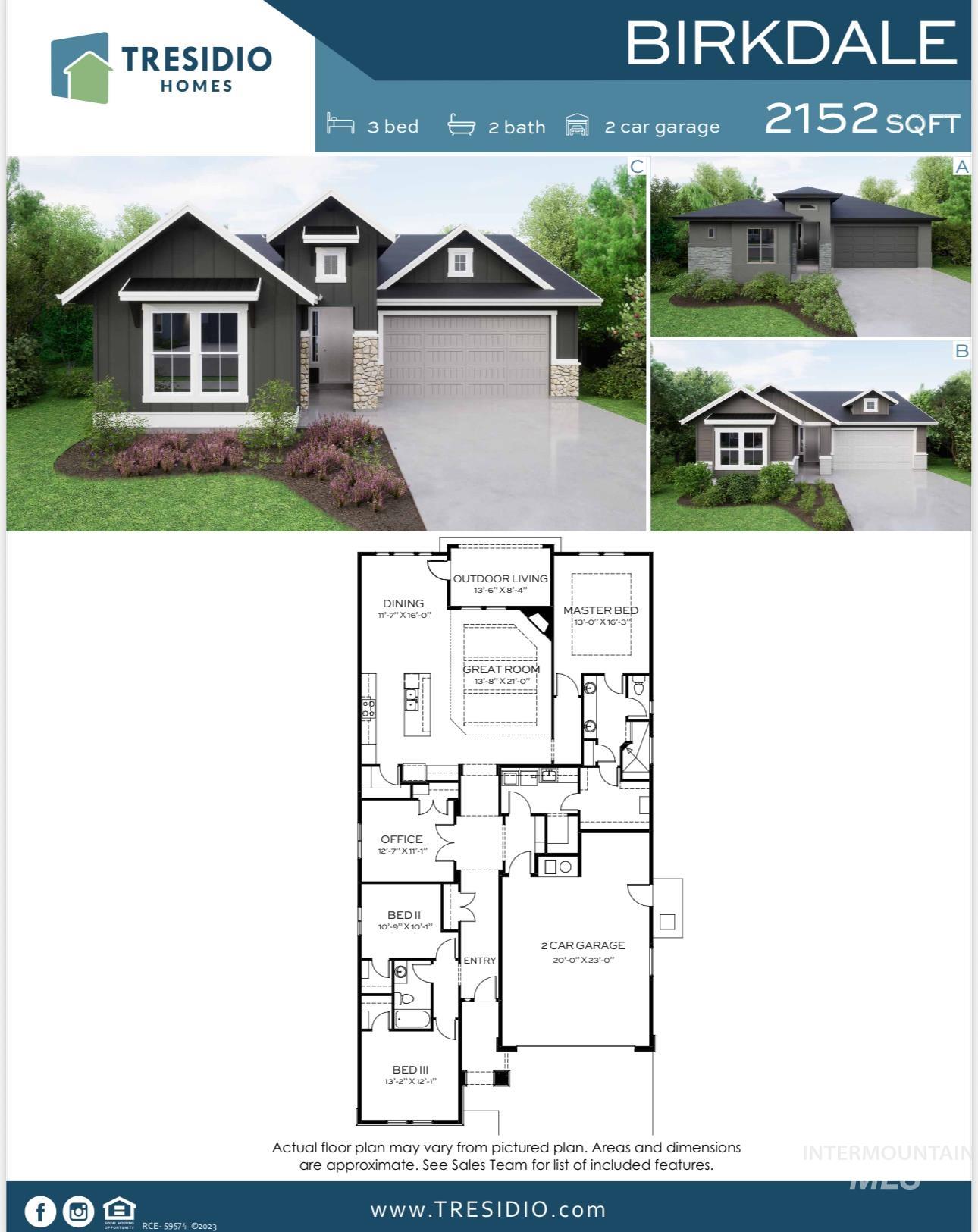 View of home floor plan