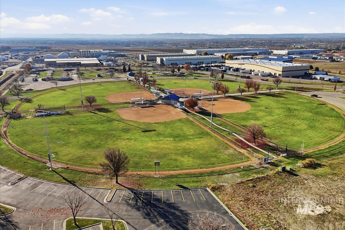 Bird's eye view of mountains