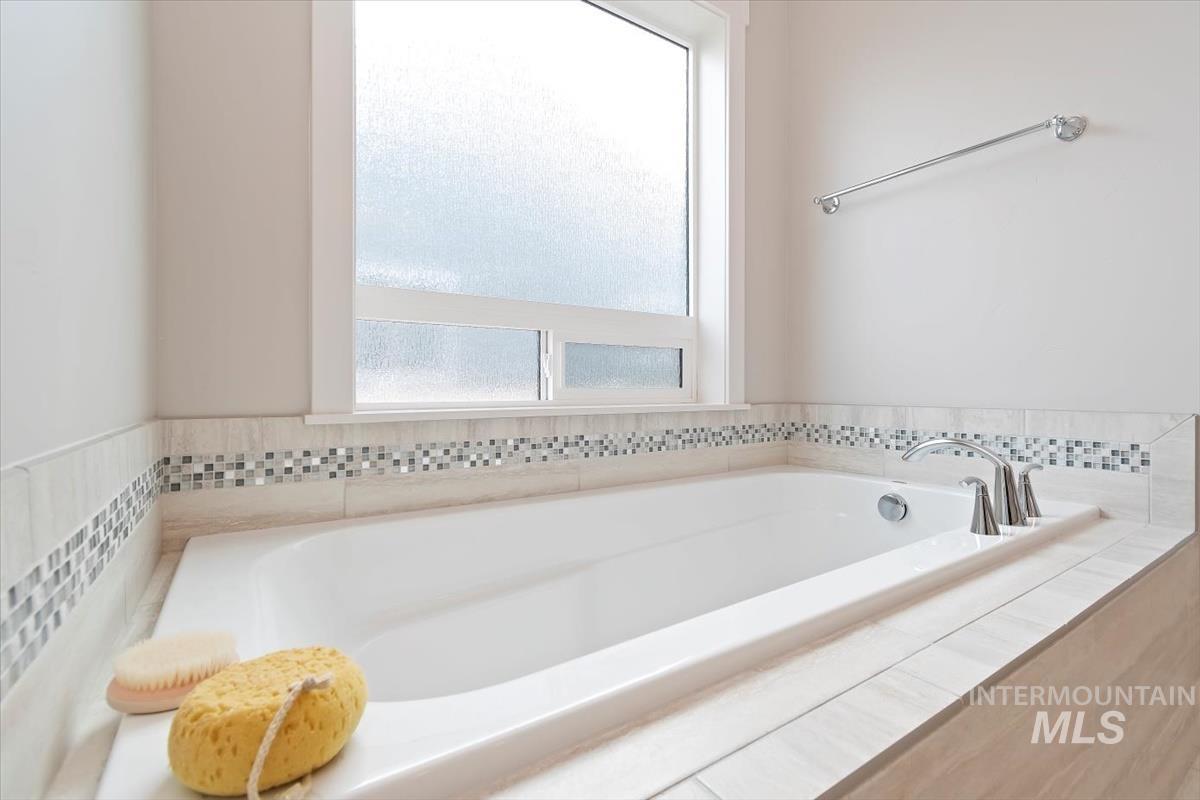 Bathroom with a bath