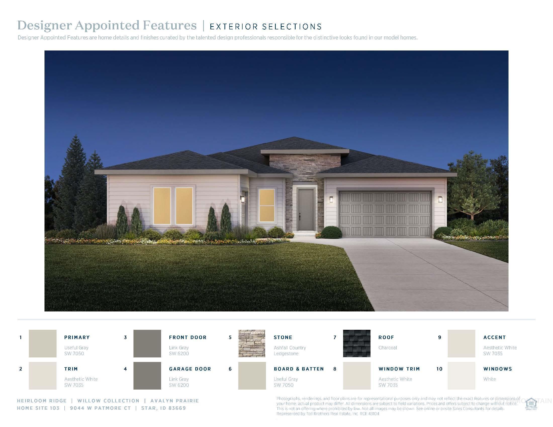 9044 W Patmore Ct, Star, Idaho 83669, 4 Bedrooms, 3 Bathrooms, Residential For Sale, Price $689,000, 98968698