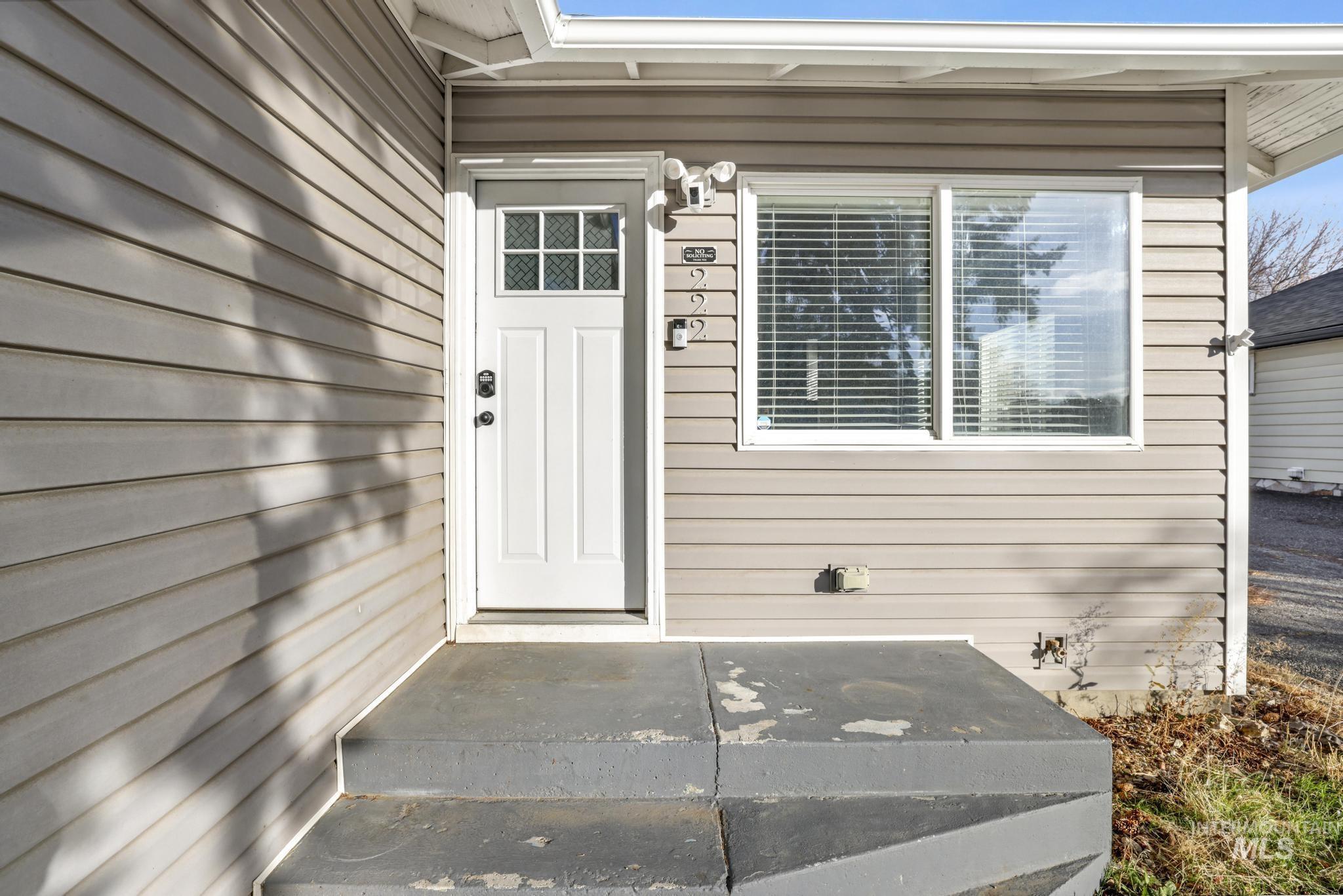 Entrance to property