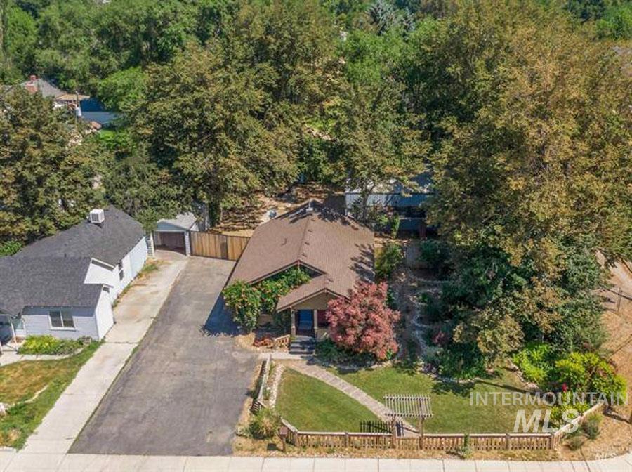 View from above of property