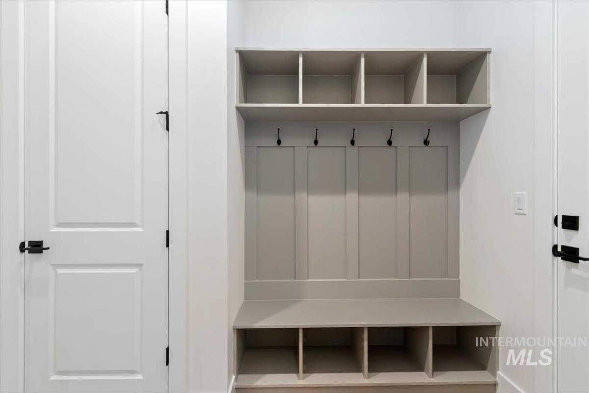 Mudroom with baseboards