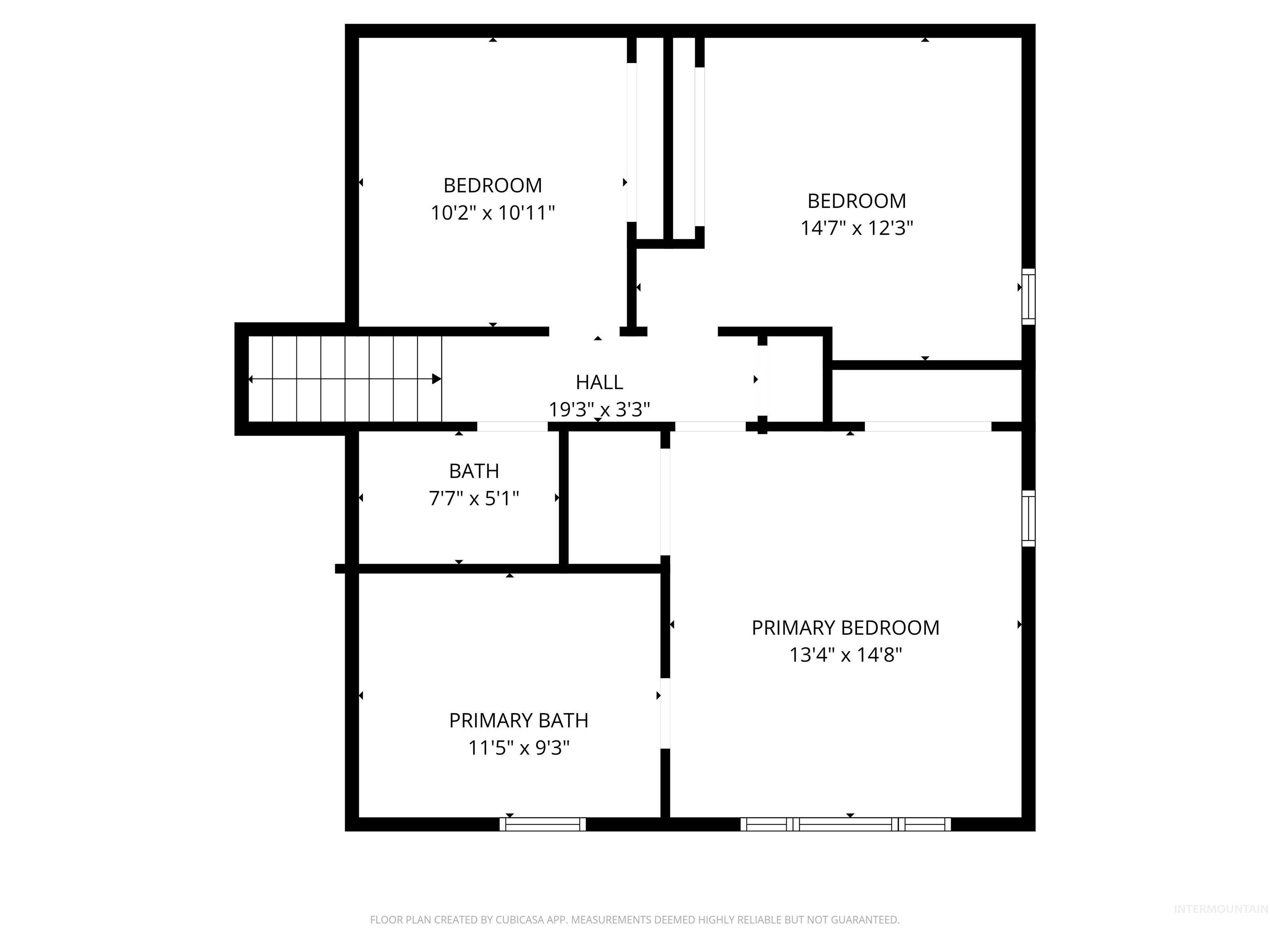 View of room layout