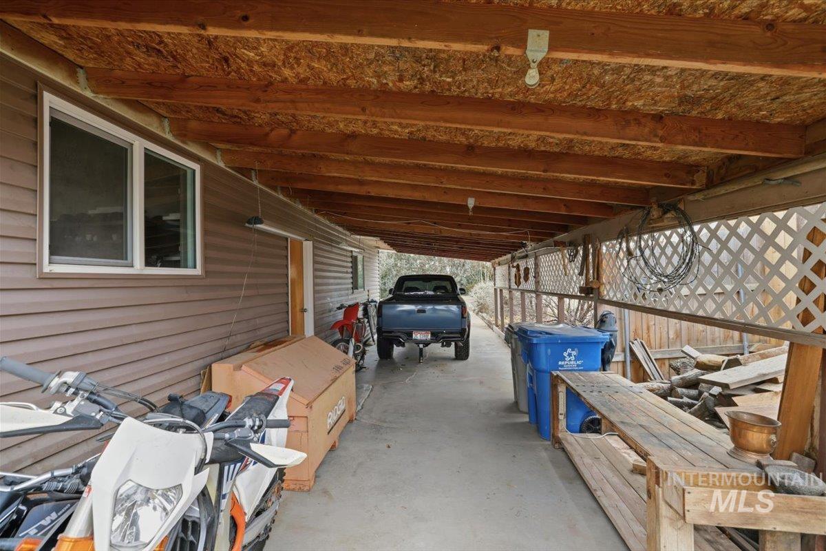 View of vehicle parking