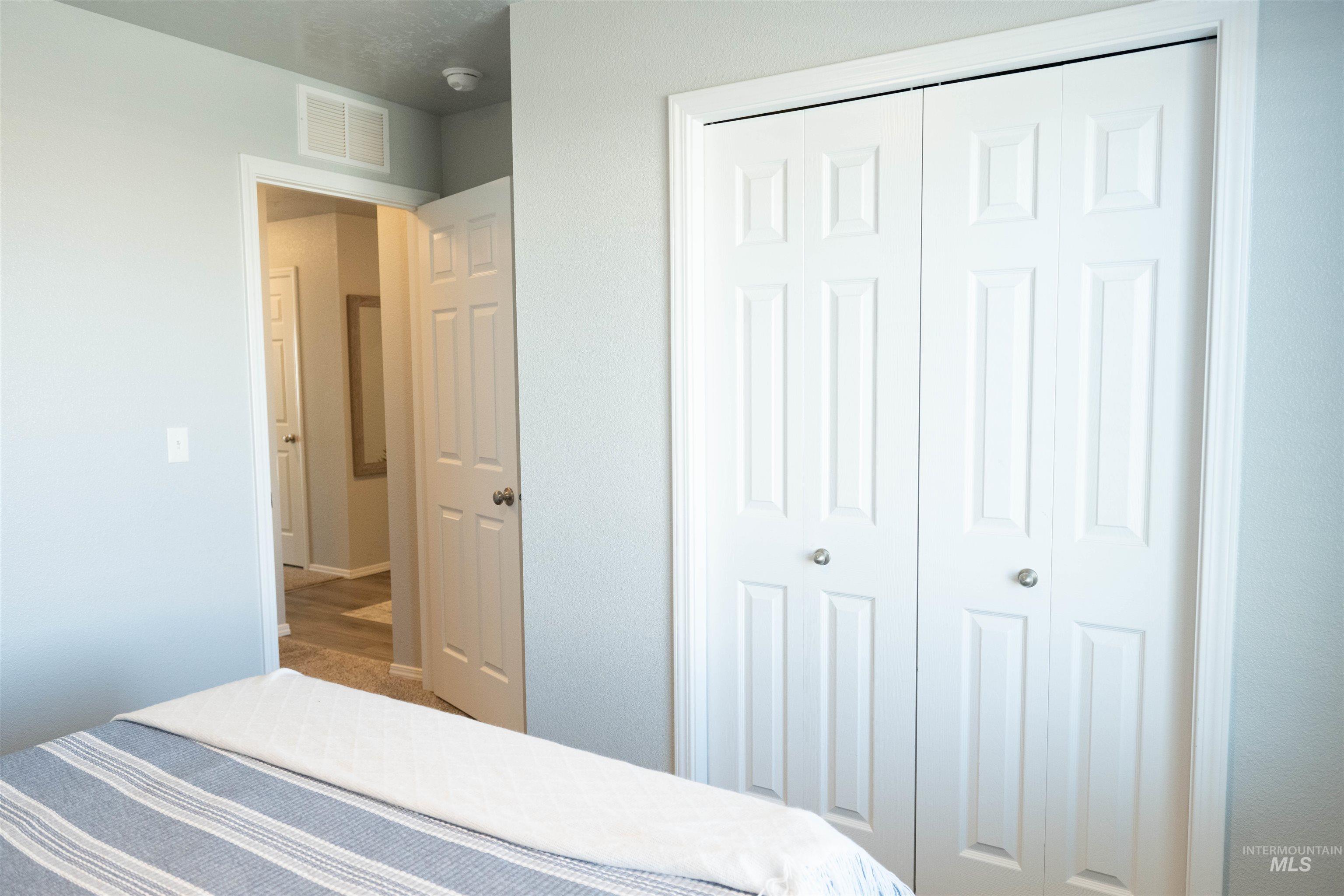 Bedroom with a closet