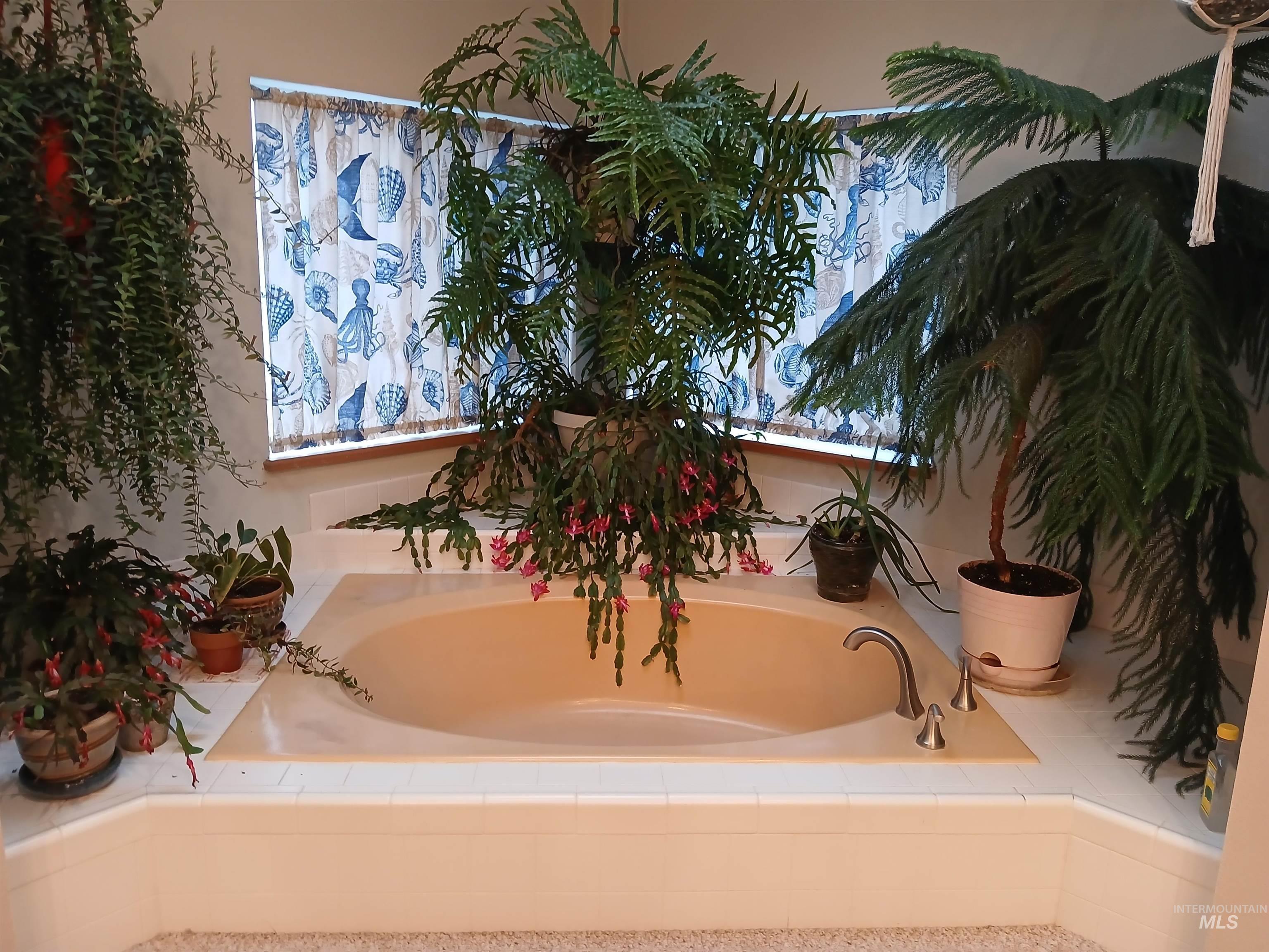 Full bathroom featuring a garden tub