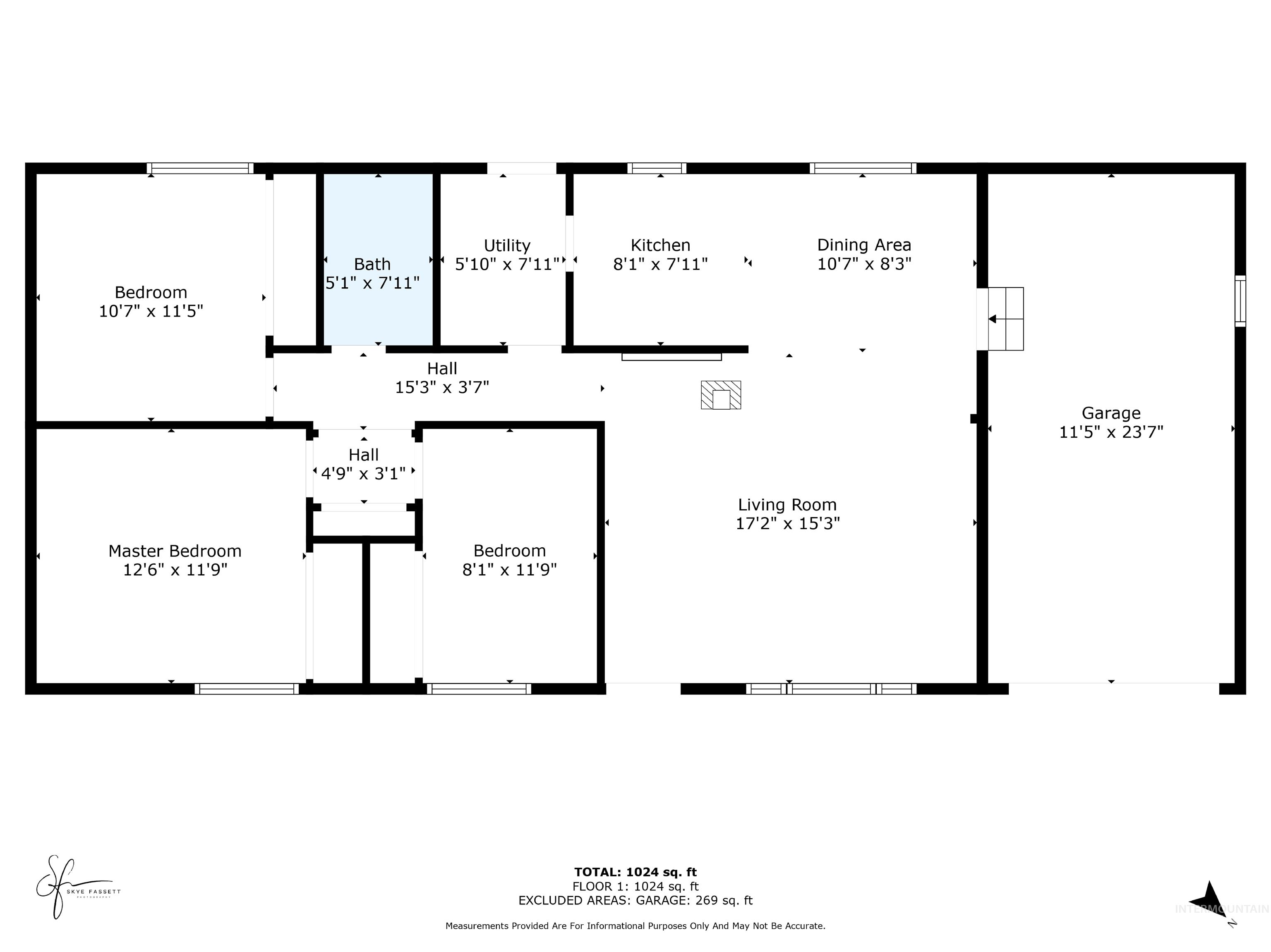 519 Wiseman, Hansen, Idaho 83338, 3 Bedrooms, 1 Bathroom, Residential For Sale, Price $265,000, 98968823