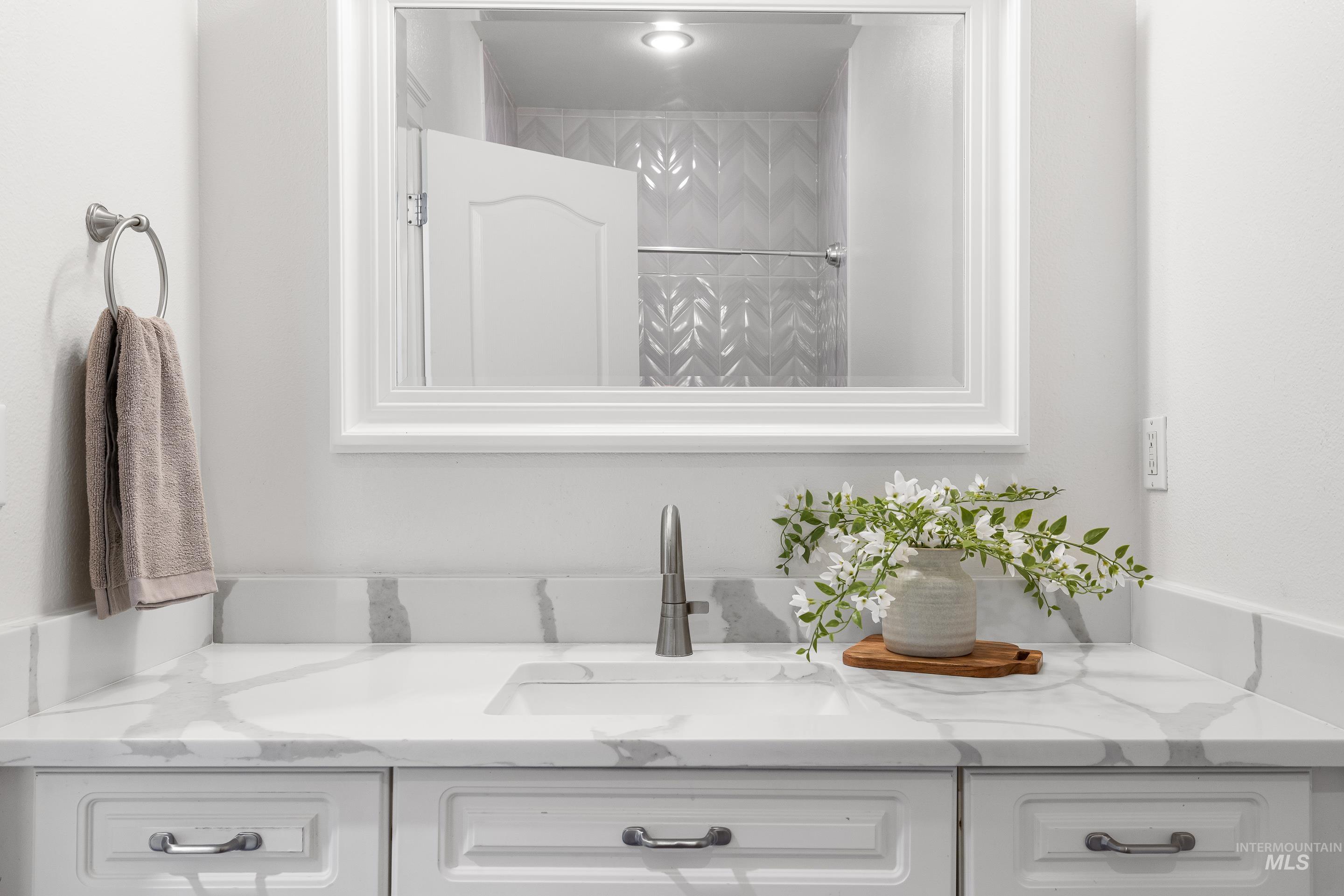 Detailed view of a sink