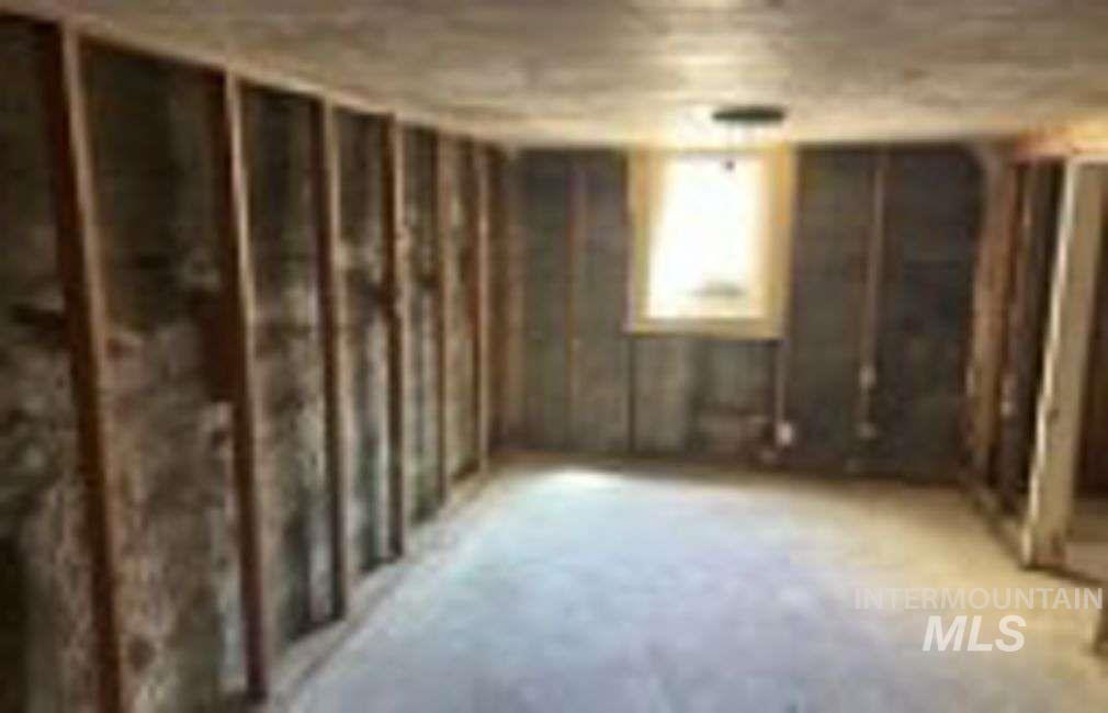 View of below grade area