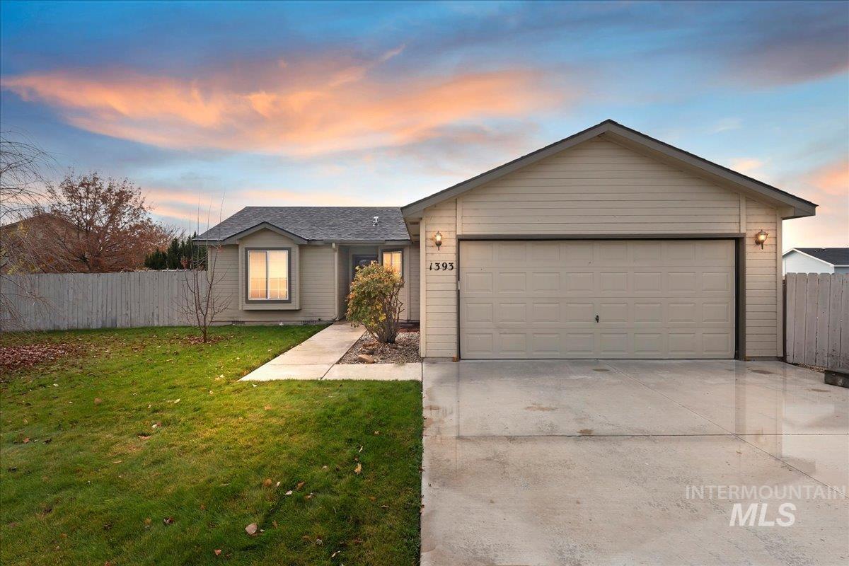 1393 W Topanga Ct, Kuna, Idaho 83634, 3 Bedrooms, 2 Bathrooms, Residential For Sale, Price $330,000, 98968840