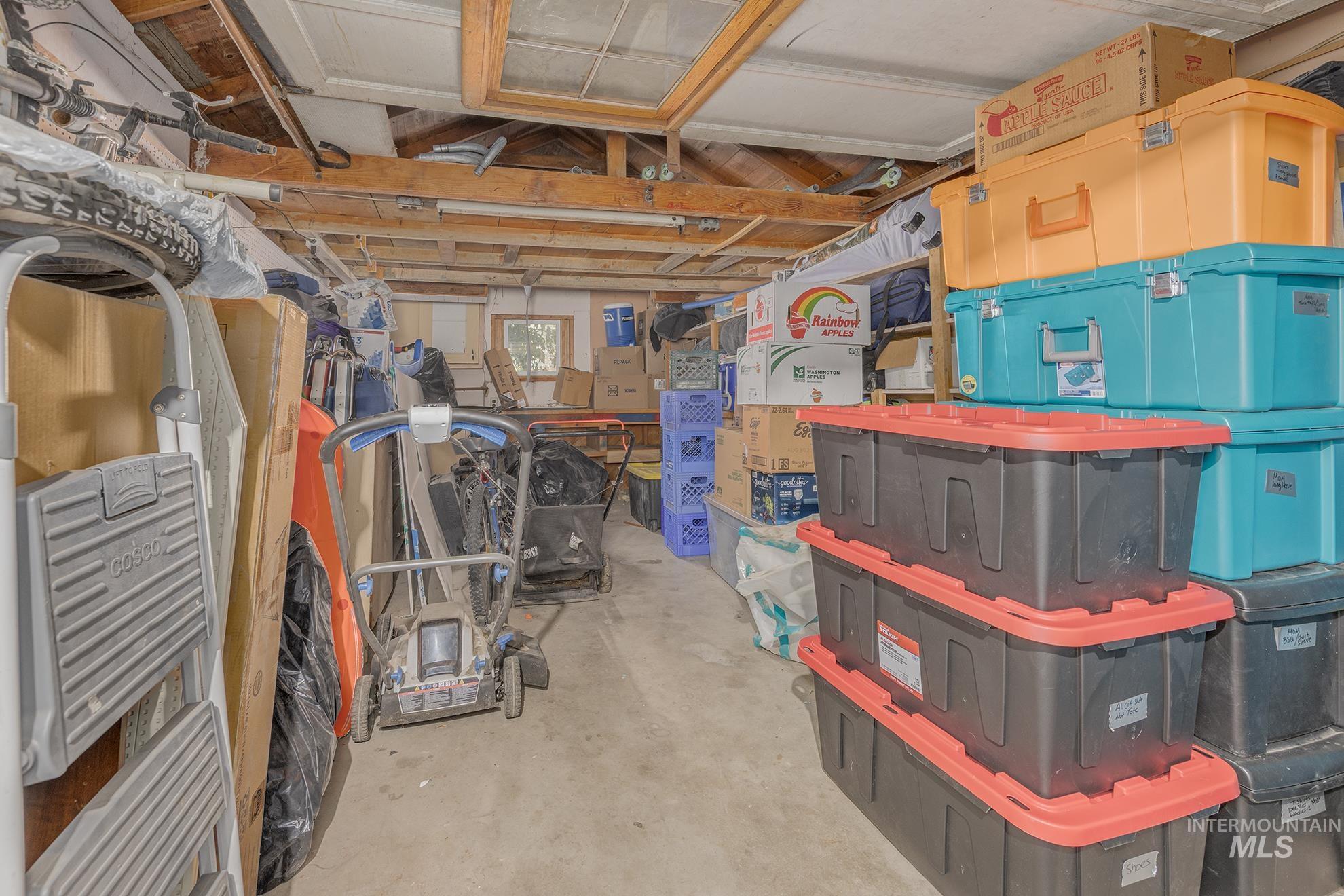 View of storage room