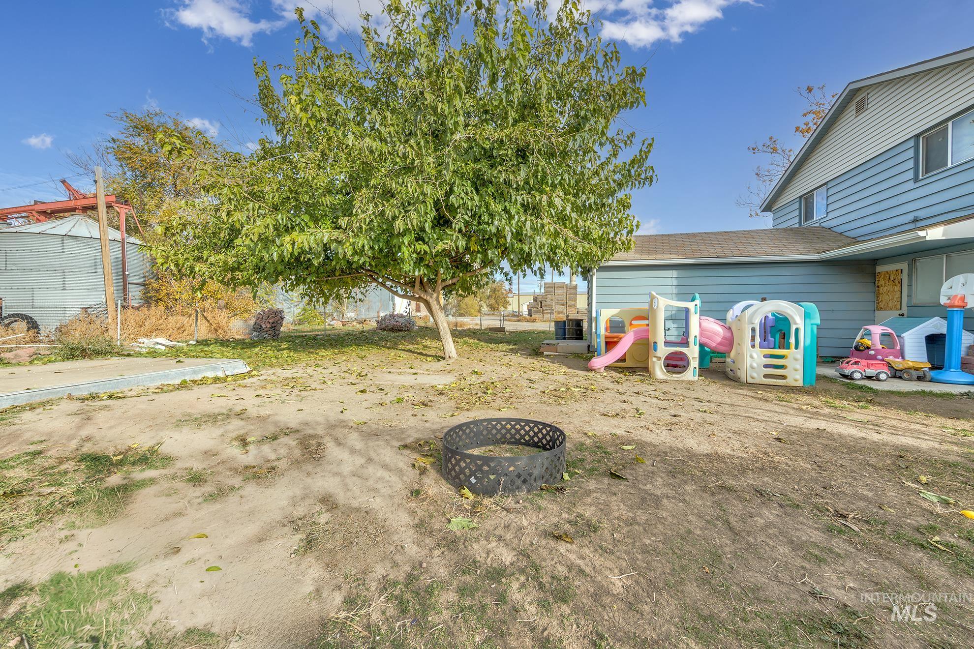 View of yard with a playground